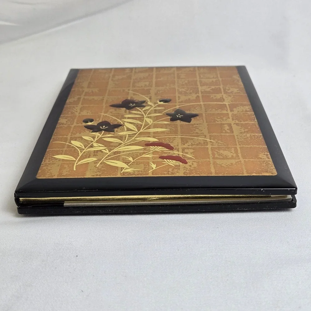 Nippon Togeichien Yamanaka Lacquerware Korin-Style Bellflower‎ Address Book Vtg